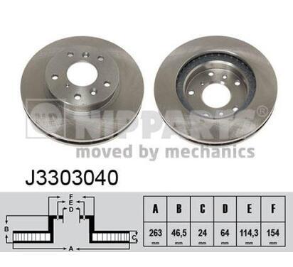 J3303040
NIPPARTS
Tarcza hamulcowa
