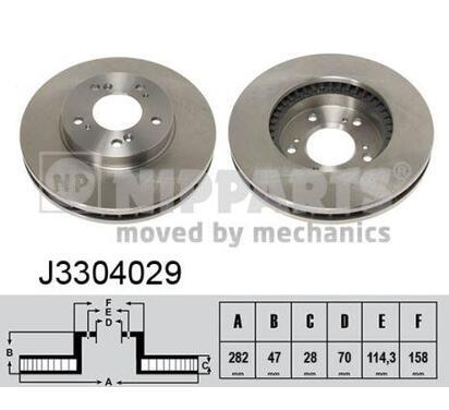 J3304029
NIPPARTS
Tarcza hamulcowa
