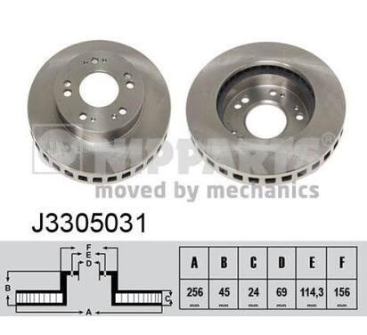 J3305031
NIPPARTS
Tarcza hamulcowa
