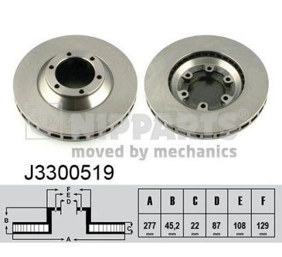 J3300519
NIPPARTS
Tarcza hamulcowa
