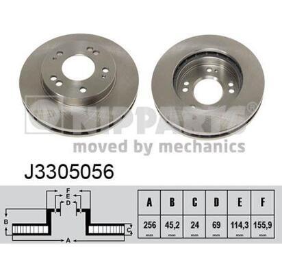 J3305056
NIPPARTS
Tarcza hamulcowa
