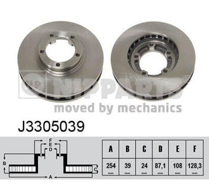 J3305039
NIPPARTS
Tarcza hamulcowa
