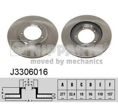 J3306016
NIPPARTS
Tarcza hamulcowa
