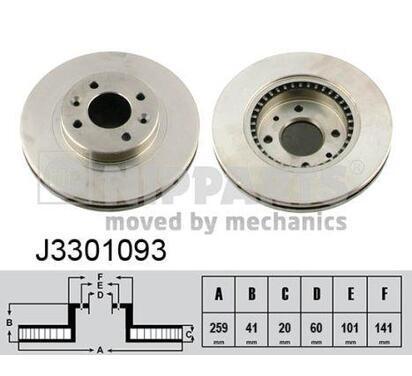 J3301093
NIPPARTS
Tarcza hamulcowa
