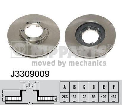 J3309009
NIPPARTS
Tarcza hamulcowa
