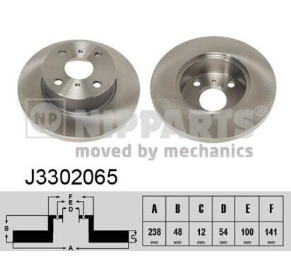 J3302065
NIPPARTS
Tarcza hamulcowa
