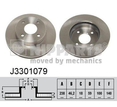 J3301079
NIPPARTS
Tarcza hamulcowa
