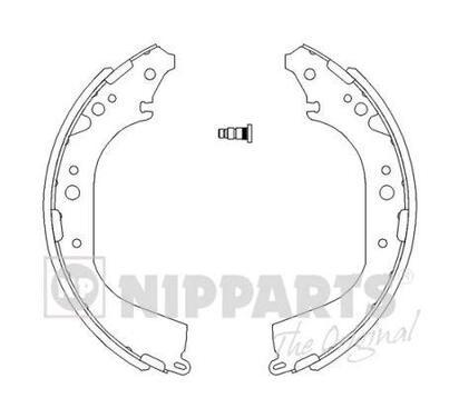 J3502039
NIPPARTS
Zestaw szczęk hamulcowych

