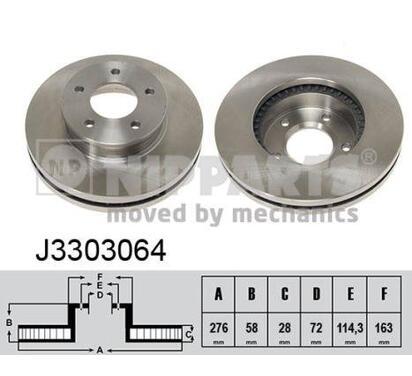 J3303064
NIPPARTS
Tarcza hamulcowa
