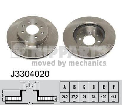 J3304020
NIPPARTS
Tarcza hamulcowa
