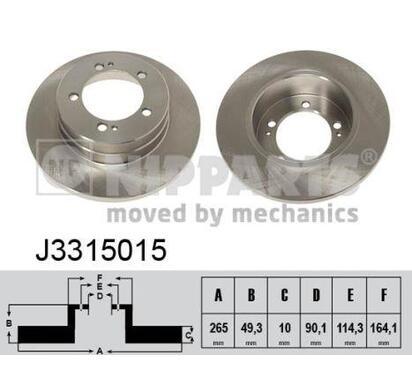 J3315015
NIPPARTS
Tarcza hamulcowa
