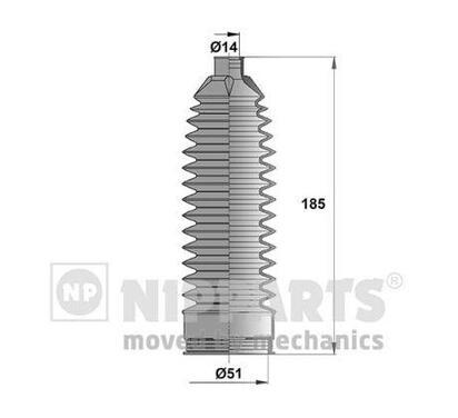 N2843025
NIPPARTS
Osłona drążka kierowniczego
