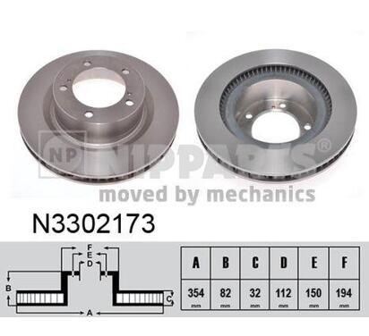 N3302173
NIPPARTS
Tarcza hamulcowa
