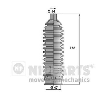 J2840504
NIPPARTS
Osłona drążka kierowniczego
