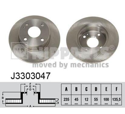 J3303047
NIPPARTS
Tarcza hamulcowa
