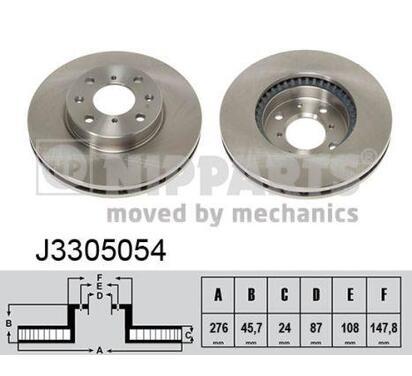 J3305054
NIPPARTS
Tarcza hamulcowa
