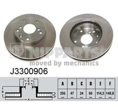 J3300906
NIPPARTS
Tarcza hamulcowa
