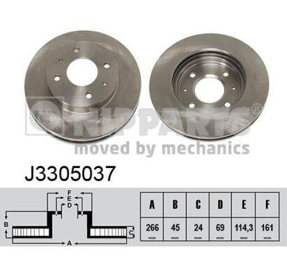 J3305037
NIPPARTS
Tarcza hamulcowa
