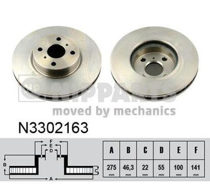 N3302163
NIPPARTS
Tarcza hamulcowa
