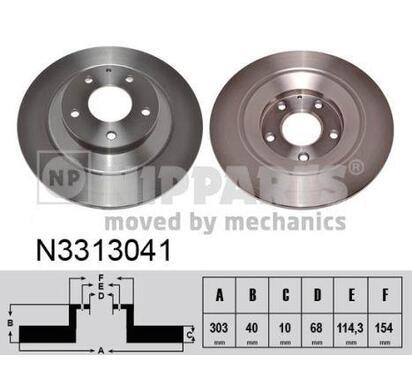 N3313041
NIPPARTS
Tarcza hamulcowa
