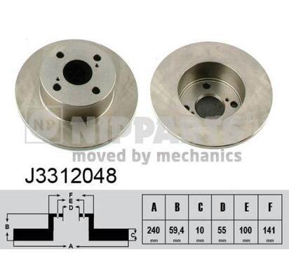 J3312048
NIPPARTS
Tarcza hamulcowa
