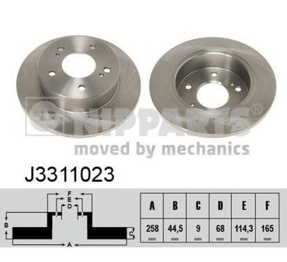 J3311023
NIPPARTS
Tarcza hamulcowa
