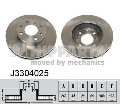 J3304025
NIPPARTS
Tarcza hamulcowa
