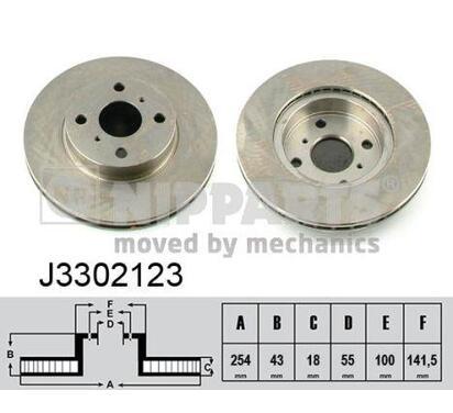 J3302123
NIPPARTS
Tarcza hamulcowa
