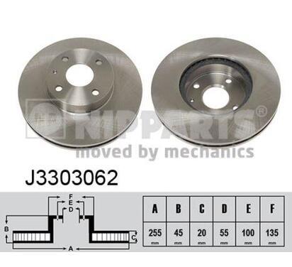 J3303062
NIPPARTS
Tarcza hamulcowa
