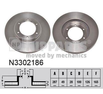 N3302186
NIPPARTS
Tarcza hamulcowa
