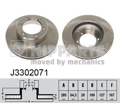 J3302071
NIPPARTS
Tarcza hamulcowa
