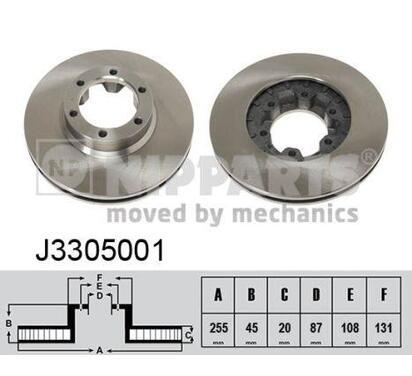 J3305001
NIPPARTS
Tarcza hamulcowa
