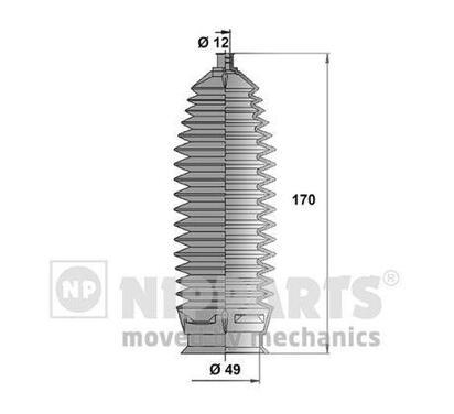 N2840507
NIPPARTS
Osłona drążka kierowniczego
