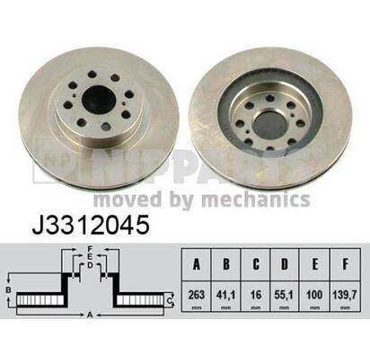 J3312045
NIPPARTS
Tarcza hamulcowa
