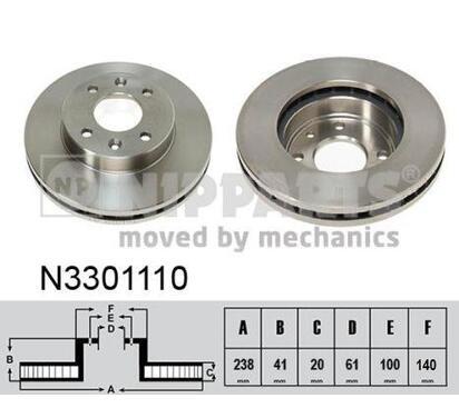 N3301110
NIPPARTS
Tarcza hamulcowa
