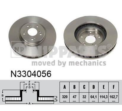 N3304056
NIPPARTS
Tarcza hamulcowa
