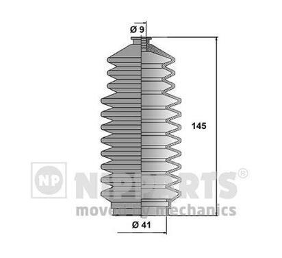 J2841009
NIPPARTS
Osłona drążka kierowniczego
