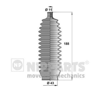 J2847010
NIPPARTS
Osłona drążka kierowniczego
