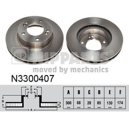 N3300407
NIPPARTS
Tarcza hamulcowa
