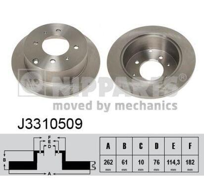 J3310509
NIPPARTS
Tarcza hamulcowa
