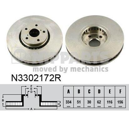 N3302172R
NIPPARTS
Tarcza hamulcowa
