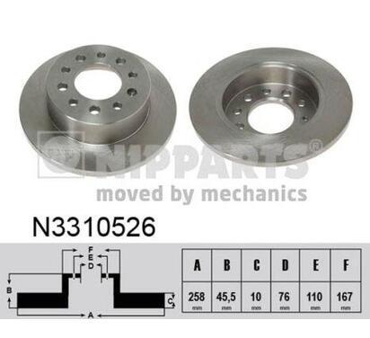 N3310526
NIPPARTS
Tarcza hamulcowa
