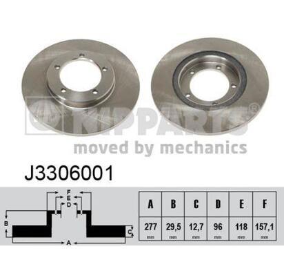 J3306001
NIPPARTS
Tarcza hamulcowa
