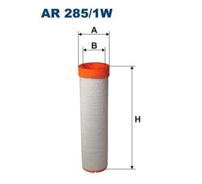 AR 285/1W
FILTRON LKW
Filtr powietrza wtórnego
