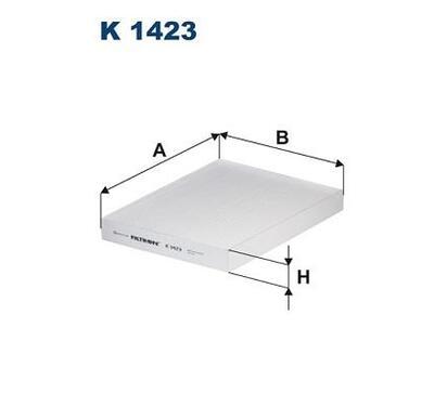 K 1423
FILTRON
Filtr, wentylacja przestrzeni pasażerskiej
