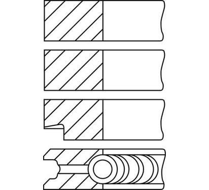 08-527600-00
FM GOETZE
Zestaw pierścieni tłokowych
