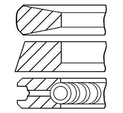 08-436700-00
FM GOETZE
Zestaw pierścieni tłokowych

