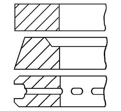 08-520107-00
FM GOETZE
Zestaw pierścieni tłokowych
