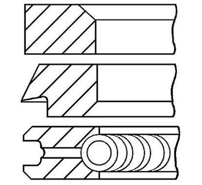 08-437000-00
FM GOETZE
Zestaw pierścieni tłokowych

