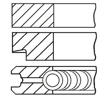 08-525700-00
FM GOETZE
Zestaw pierścieni tłokowych
